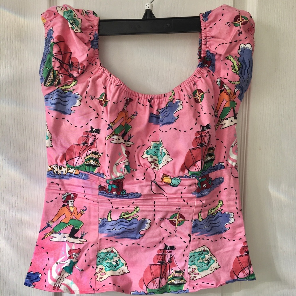 Pinup Couture Netherland Peasant Top SMALL